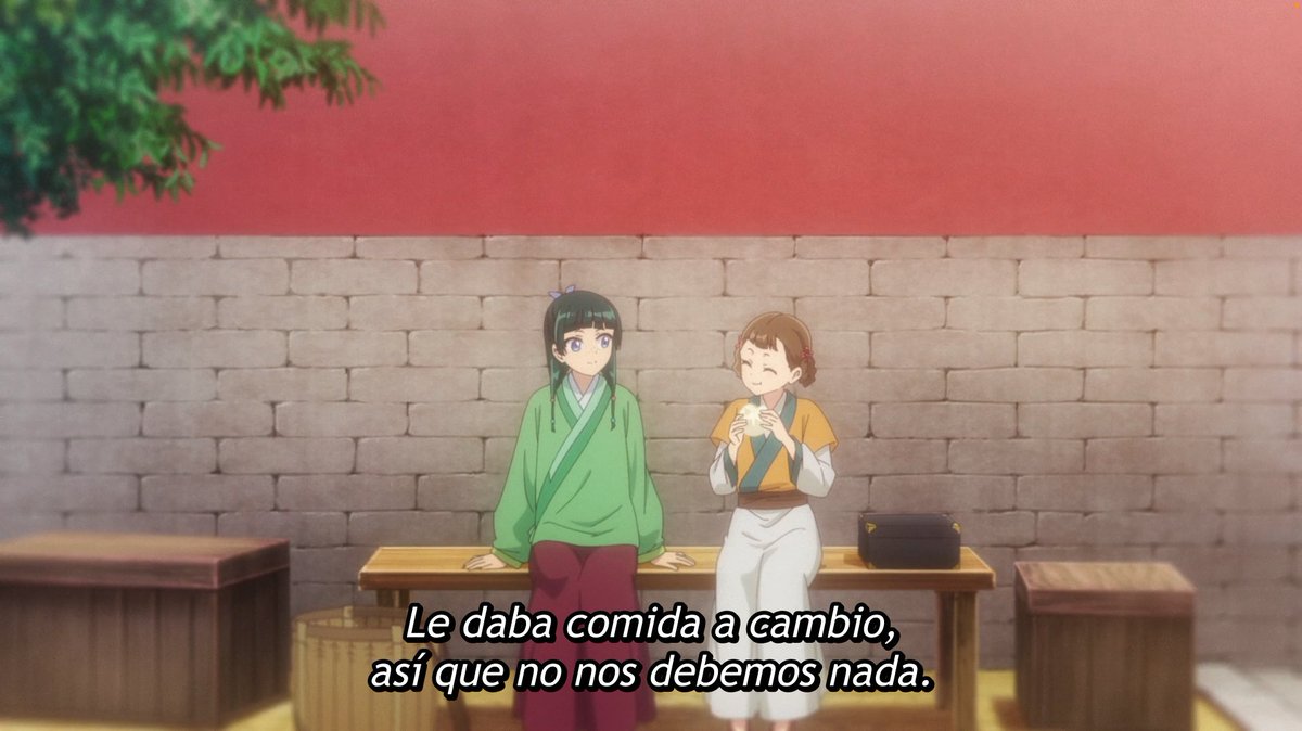 AleShadowhunter's tweet photo. Maomao dándose cuenta que la relación que tiene con Xiaolang es amistad. 🫶🏻

Al principio solo la usaba como fuente de información, pero con todas las anécdotas y todo lo vivido, la valora y quiere como amiga, que está salvándola de este apuro. 💕

#TheApothecaryDiaries https://t.co/bxacTo5ZOW
