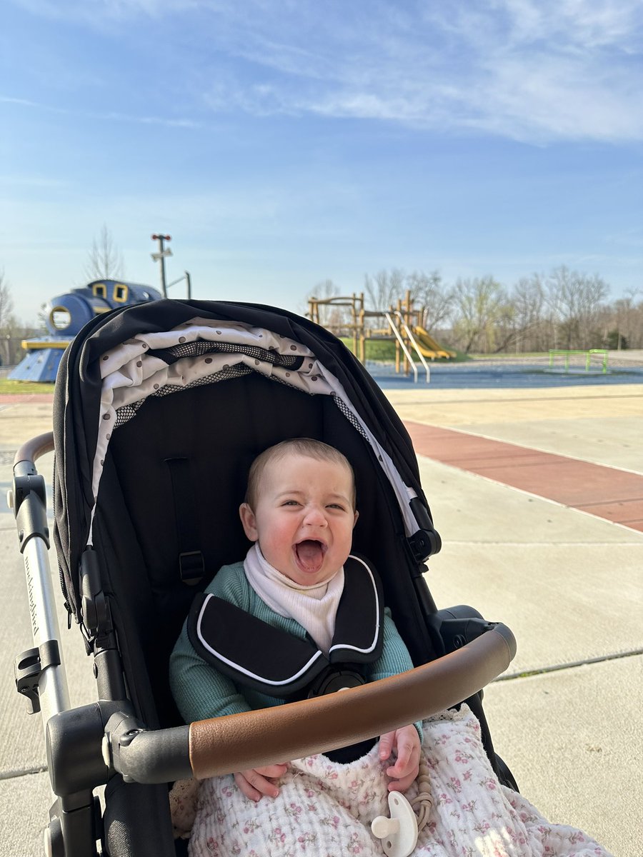 On Fridays I’m on dad duty. We walk, we pray, we swing, we sleep. Life is good.