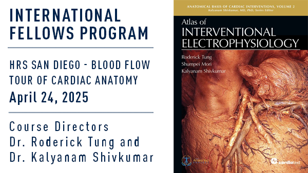 BIOTRONIK US (@biotronik_us) on Twitter photo Fellows won’t want to miss <a href="/shivkumarmd/">Kalyanam Shivkumar MD PhD</a> and <a href="/DrRoderickTung/">Roderick Tung</a> and their program “A Blood Flow Tour of Cardiac Anatomy” at #HRS2025!
Thursday, April 24 at 1:00 p.m.
Contact us about your seat today! ow.ly/EtCX50VCM9v Fellows won’t want to miss <a href="/shivkumarmd/">Kalyanam Shivkumar MD PhD</a> and <a href="/DrRoderickTung/">Roderick Tung</a> and their program “A Blood Flow Tour of Cardiac Anatomy” at #HRS2025!
Thursday, April 24 at 1:00 p.m.
Contact us about your seat today! ow.ly/EtCX50VCM9v