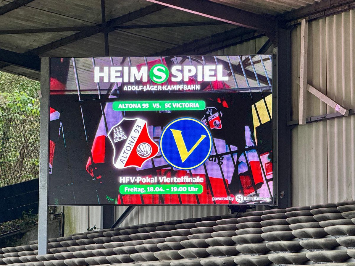 rollenderhsvfan's tweet photo. Landespokal Hamburg Viertelfinale: Altona 93 gegen SC Victoria Hamburg (1:0)
#Fussball #fussballspiel #fotos #bilder #groundhopper #groundhopperapp #futbology #rautenfranz #rollenderhsvfan #verbandspokal #viertelfinale #verbandspokalhamburg #lottopokal #altona93 https://t.co/LWuVuLJKiU