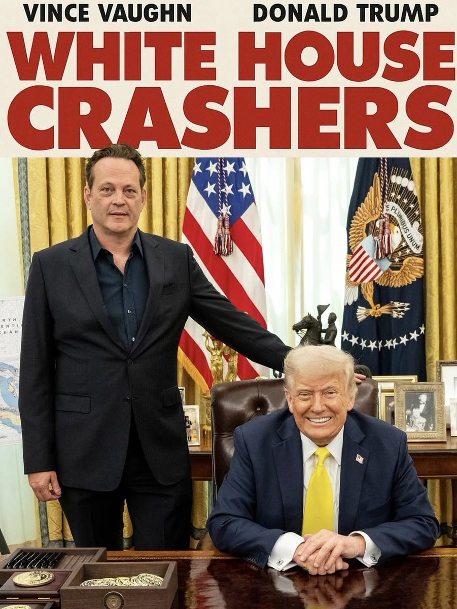 officialWHCoin's tweet image. If this was a real film, $WHMC would steal the spotlight.
- Starring Vince Vaughn & @realDonaldTrump
#WHMC #TheWhiteHouse #Potus #Trump #VinceVaughn #Memecoin #CryptoCommunity #Solana #WAGMI
@WhiteHouse @POTUS
Contract Address:
5v4GgAR75cPAw3yFNJZERXboSsFMEeLXCTQ1vmyVpump