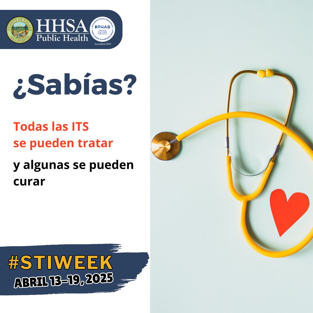 TulareCo_HHSA's tweet image. ¡Es #STIAwarenessWeek ! 
Toma las riendas de tu salud reproductiva
y pregunta le a tu proveedor de 
atención médica sobre las pruebas 
de ITS y las vacunas más 
adecuadas para ti.
