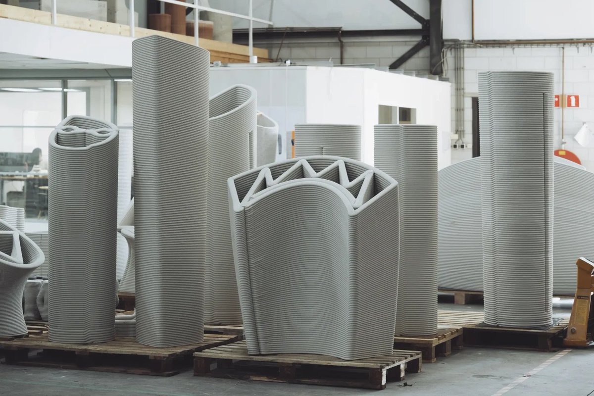 parametricarch's tweet photo. Aevum by @ZHA_News and Vertico Explores the Future of Concrete Printing at Milan Design Week.

https://t.co/vv34HuX6Fz https://t.co/0PnTRxFW0x