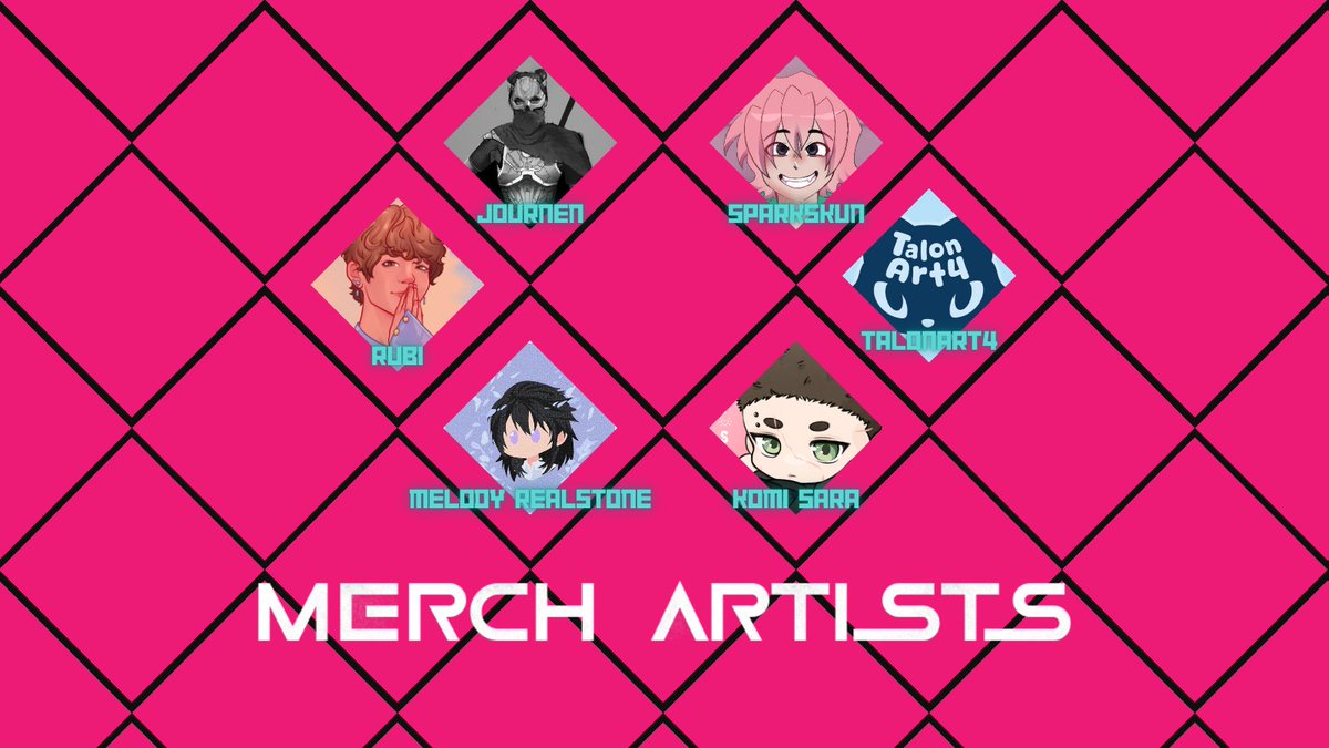 ☔ MERCH ARTISTS 🔺