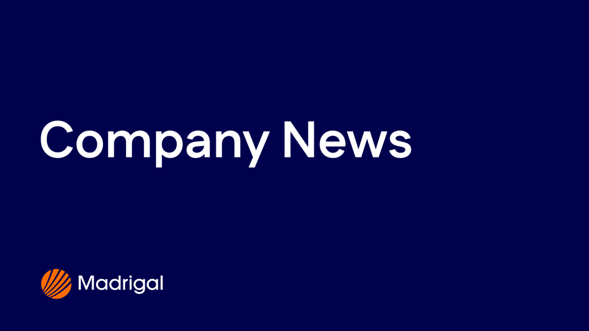 We’ll be reporting our 2025 Q1 #FinancialResults on May 1. Read more: ir.madrigalpharma.com/news-releases/… $MDGL