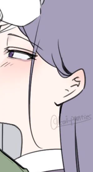 髪の描き方に癖出ててウケてる 
