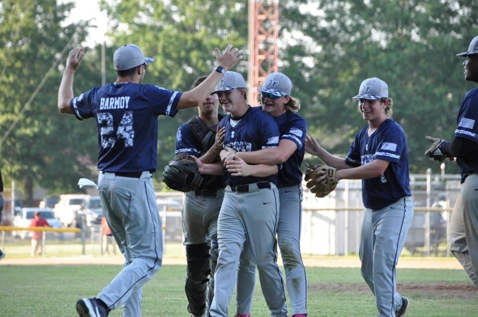 statesmenpride's tweet photo. Randolph-Henry High School proudly recognizes Varsity Baseball Head Coach Josh Barmoy for achieving a major career milestone: his 100th career win as head coach of the Statesmen. #RHProud @R_HHSbaseball https://t.co/vGWIngZ1SQ