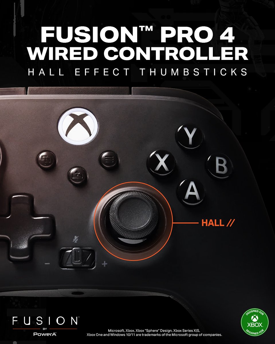 PowerA's tweet photo. You looking to play? Let’s do it! The Hall Effect modules have that smooth thumbstick feel and are easily adjustable with Quick-Twist. What game are you booting next? https://t.co/RzrdoBVPAc #FUSIONPro https://t.co/0CBoK6q0PP