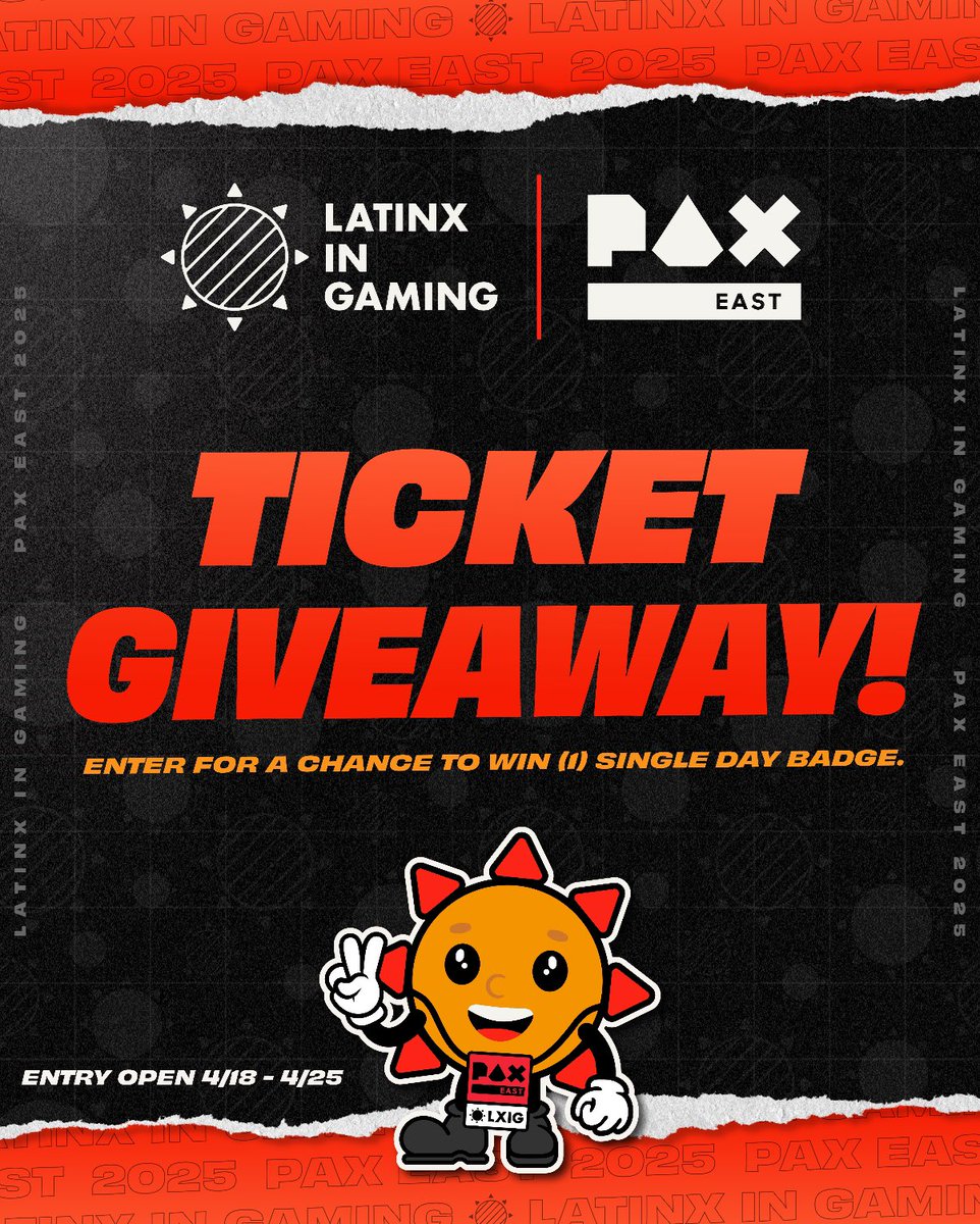 🚨🚨 Giveaway alert 🚨🚨

We have single day badges for PAX East! Fill out the Google form below and good luck!

15 badges total will be available and winners contacted by 4/28

Enter to win: docs.google.com/forms/d/1TqVtc…