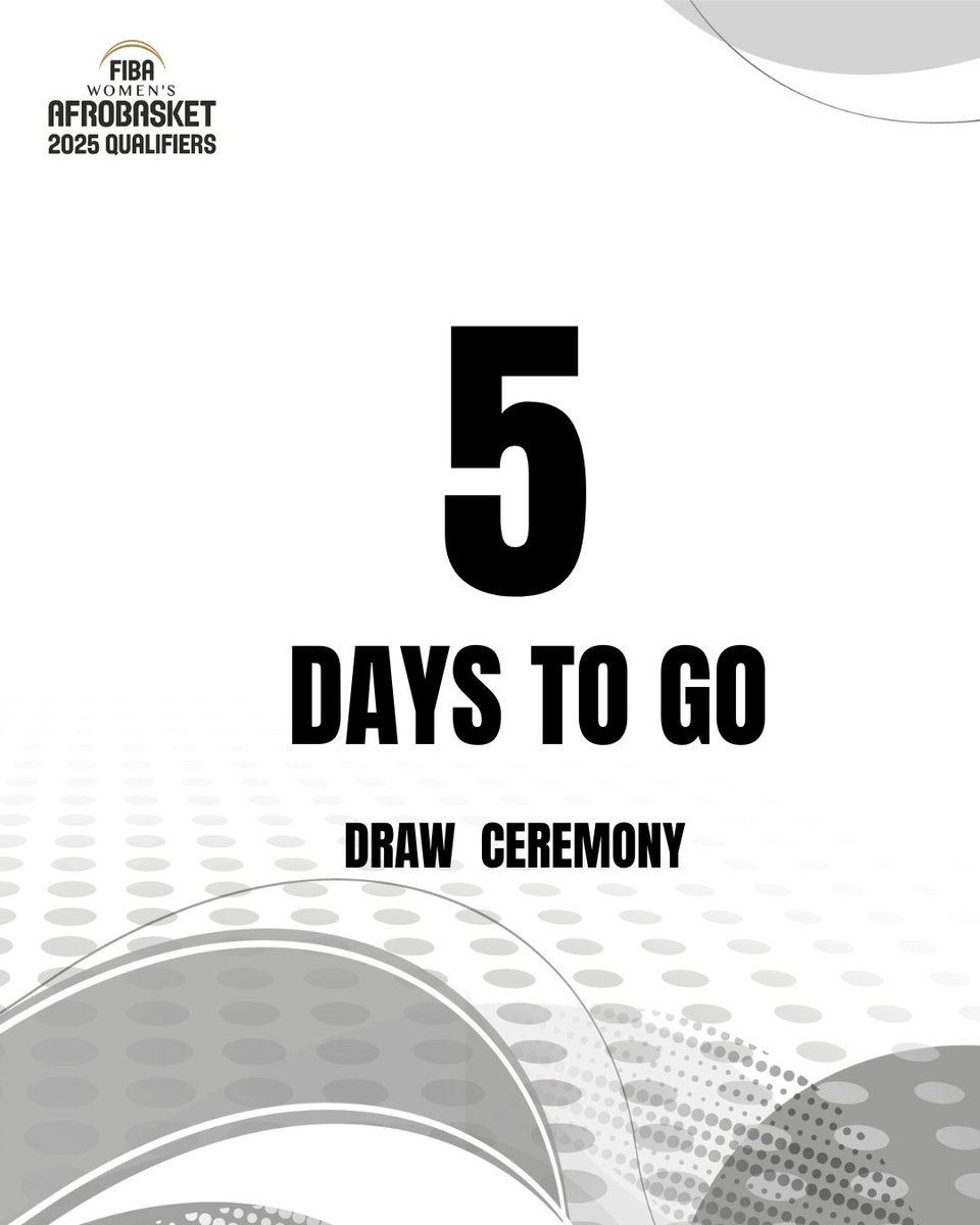 afrobasketwomen's tweet image. โ Time to get ready! ๐ฅ
๐ค In which group your favorite team is going to land? ๐ญ
๐ณ๏ธ #AfroBasketWomen Draw Ceremony is coming up next!