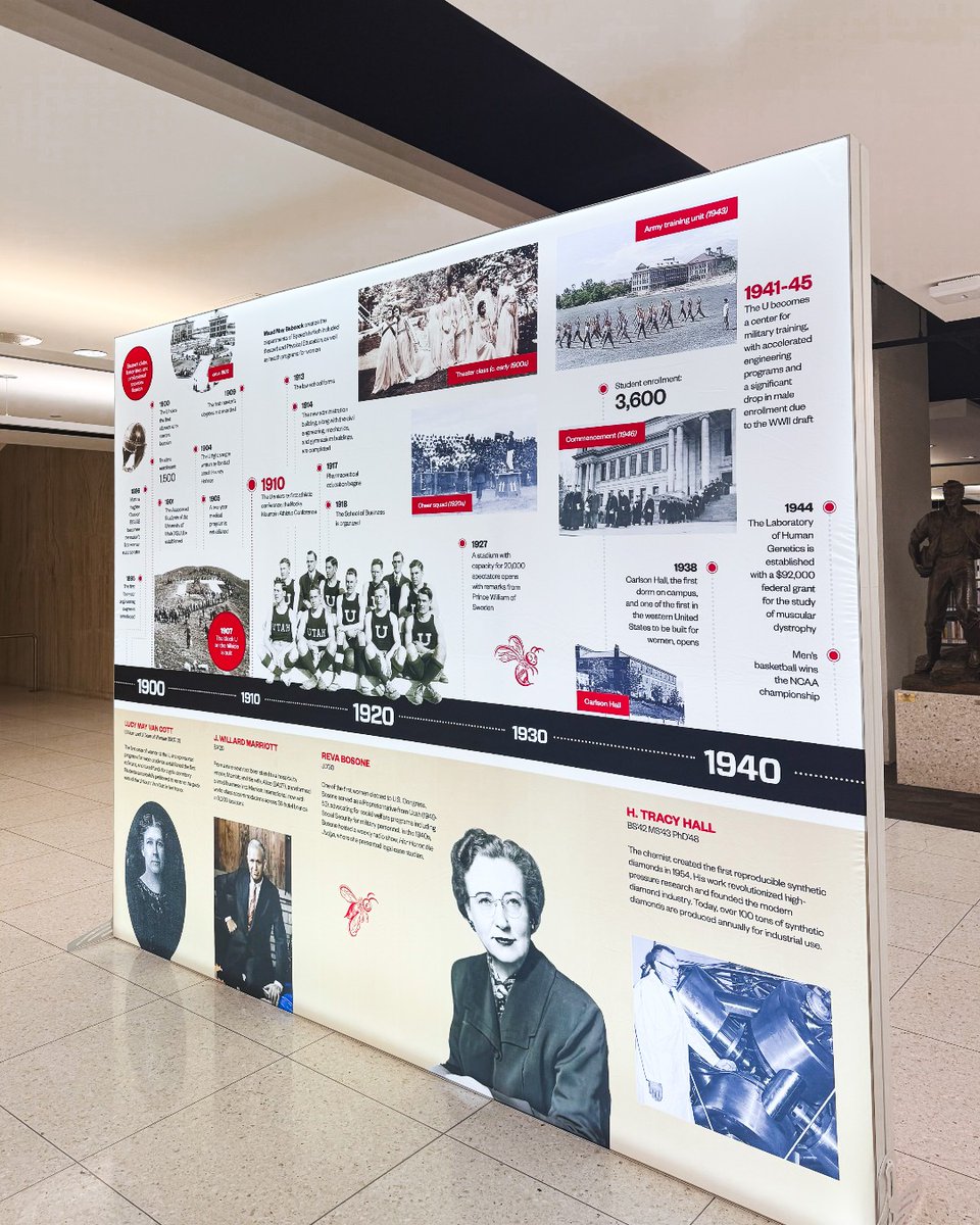 U Alumni (@utahalumni) on Twitter photo Heads up, students and alums‼️
The <a href="/UUtah/">University of Utah</a>'s official 175th Anniversary timeline is now located in the 1st floor lobby of the J. Willard Marriott Library for your viewing pleasure.
Be sure to check it out sometime this upcoming week. 🙌 Heads up, students and alums‼️
The <a href="/UUtah/">University of Utah</a>'s official 175th Anniversary timeline is now located in the 1st floor lobby of the J. Willard Marriott Library for your viewing pleasure.
Be sure to check it out sometime this upcoming week. 🙌