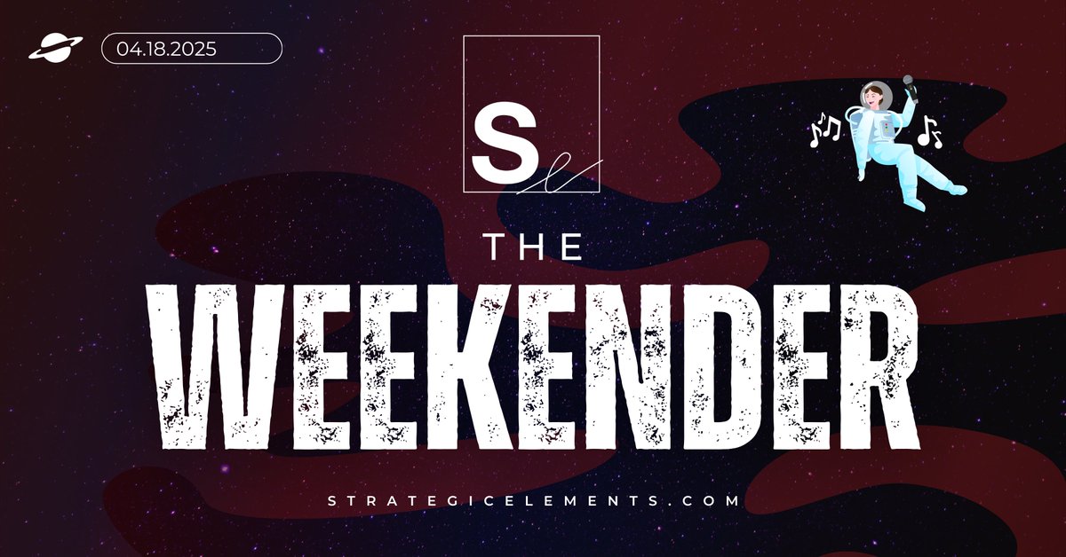 #Gold metal is breaking its own records, #women are doing big things in #sports and #space, and why more children are choosing to take over the family #business. All this and more in the newest edition of #TheWeekender!👇
📰strategicelements.com/the-weekender-…