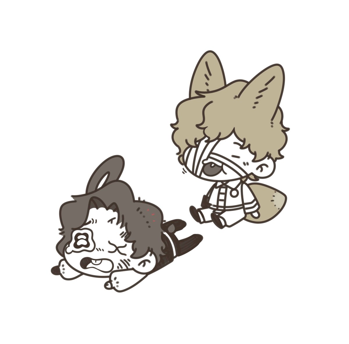 nlfm44's tweet photo. 🦊🐰 https://t.co/b8gBM6D4L9