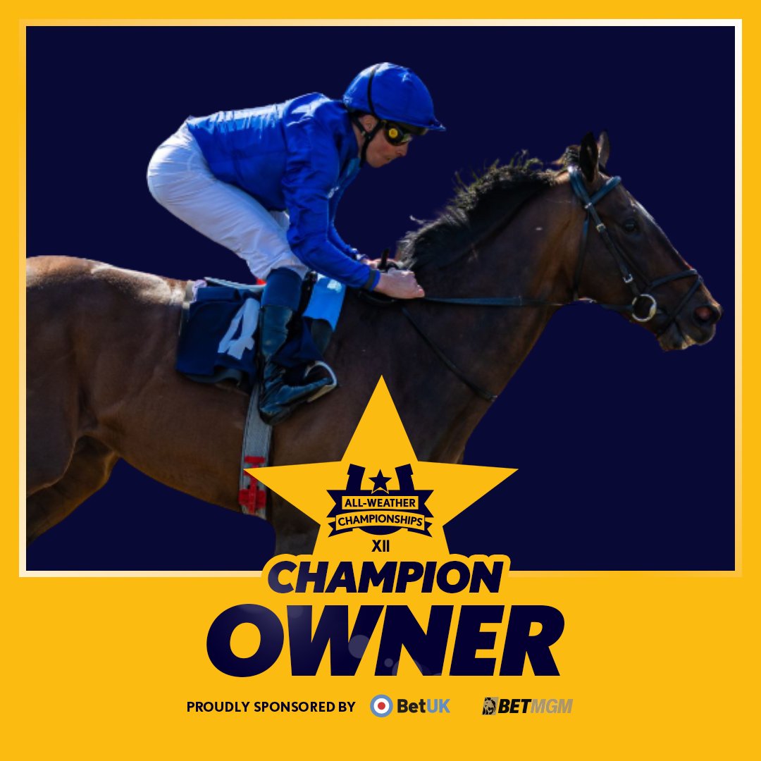 Congratulations to our 2025 All-Weather Championship Owners <a href="/godolphin/">Godolphin</a> who claim the title for a 12th consecutive year ⭐️