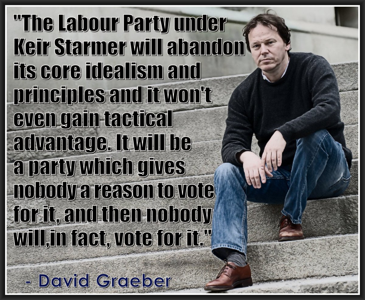 Graeber_social's tweet image. Some polls putting Labour on as low as 21% and set-to drop further. David Graeber was right.