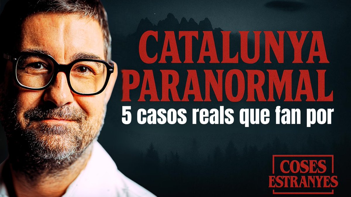 🎥 NOU VÍDEO A YOUTUBE!
5 casos paranormals reals a Catalunya 👻
OVNIs, fantasmes, llocs maleïts... i testimonis reals.
T’atreveixes a mirar-lo sol?
▶️ Coses Estranyes amb Jacint Casademont
🔗youtu.be/ekUGnv1j6gQ