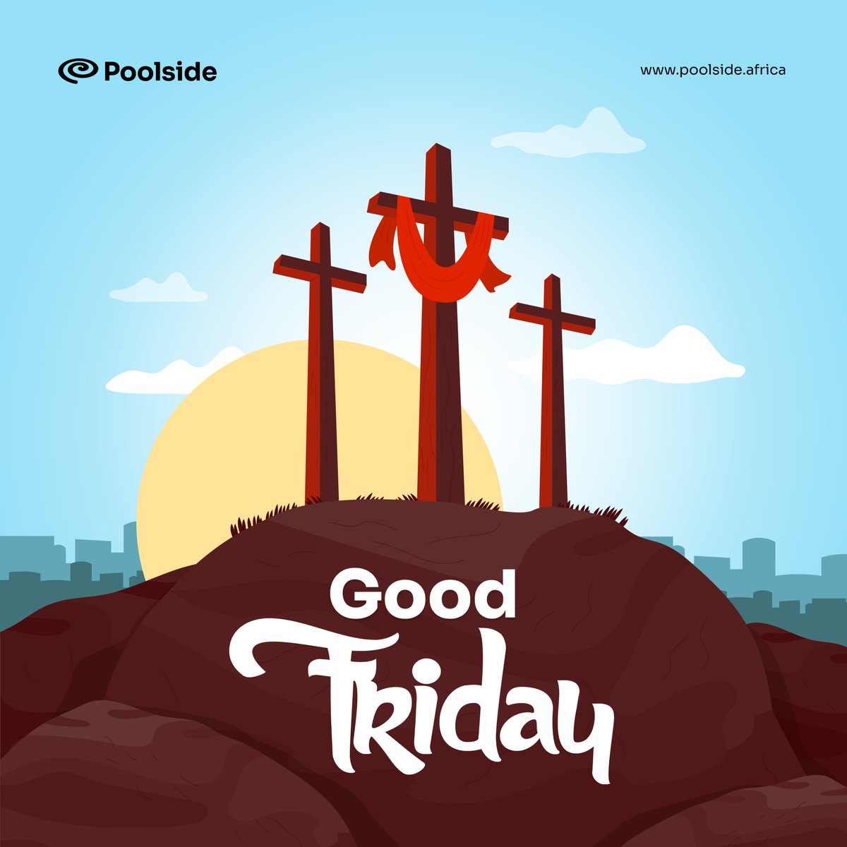 poolsideafrica's tweet photo. On this Good Friday, we reflect on grace, sacrifice, and the strength of community. Wishing you peace and purpose. 🙏🏾✨ https://t.co/mddGhbgWED