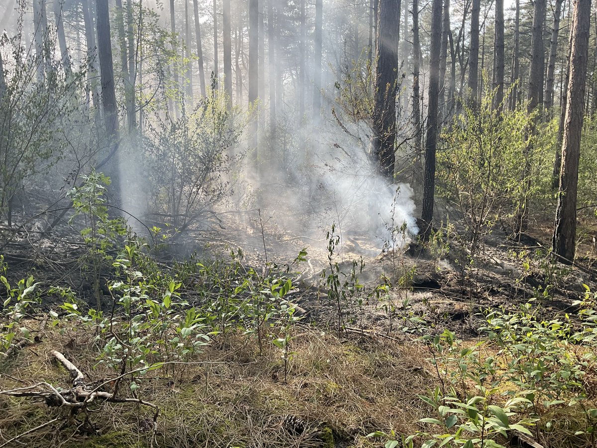 Brand van 250x250 meter, brandweer vraagt om extra water