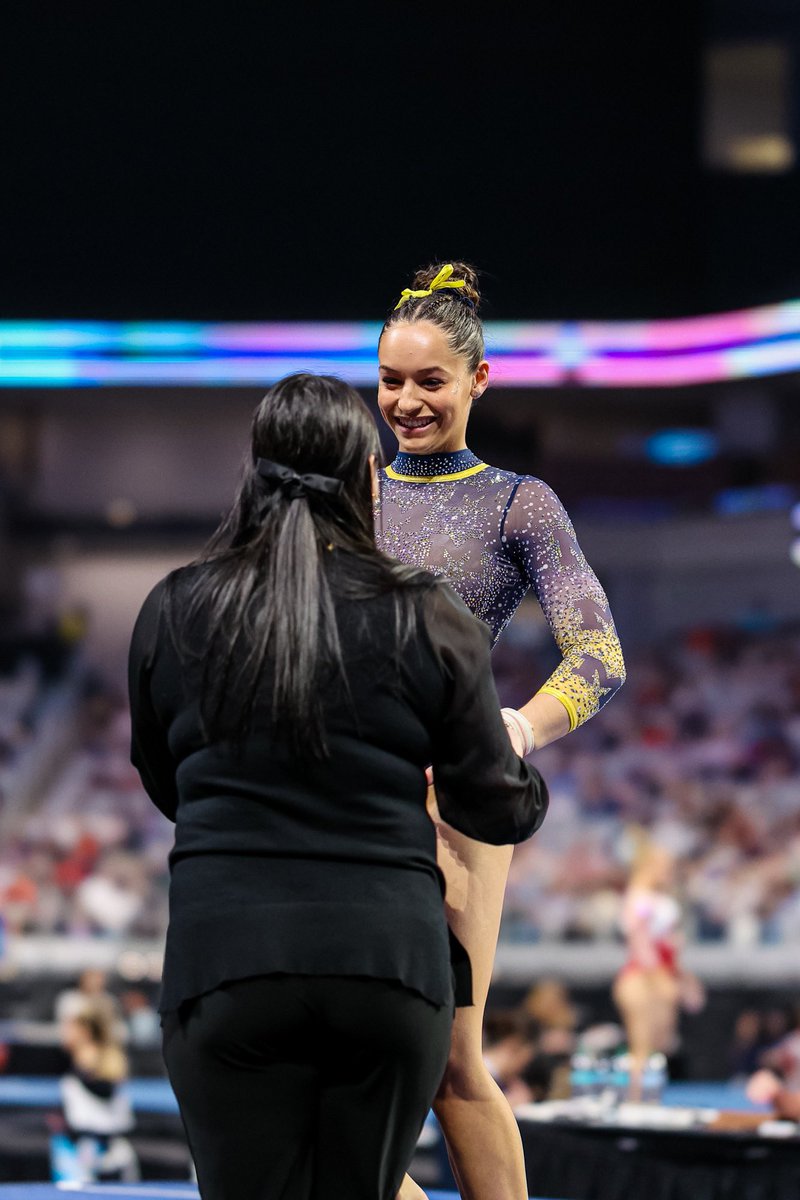 All smiles after her first NCAA National Championship appearance! 

#GoBlue 〽️