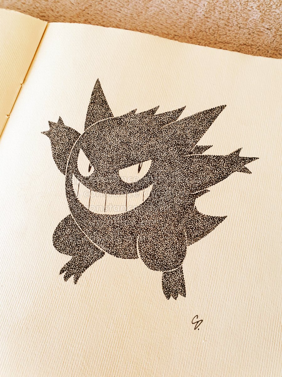 #Gengar #ゲンガー #pokémon #pokémonart #pokémonfanart #fanart #illustration #artist #artwork #ink #ArtistOnX