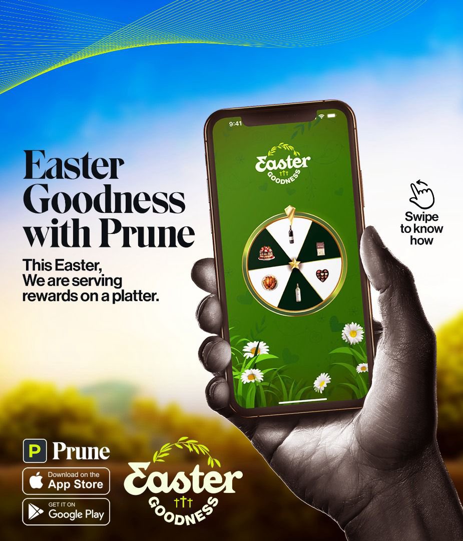 PrunePayments's tweet photo. We’re rewarding our UK users this Easter!
Make a transaction over £50, spin the wheel, and enjoy exclusive Easter surprises with Prune.
Experience the joy—transact now and win big!
#PrunePayments
#EasterGoodness
#PruneRewards https://t.co/wL6ZH23S5P