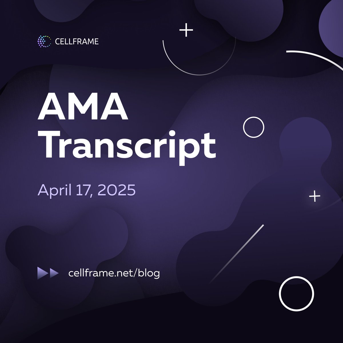 cellframenet's tweet photo. 📌 We've prepared a text version of the AMA session with Dmitry Gerasimov held on April 17!

In this session, we discussed:
• How to balance fees and rewards to strengthen the $CELL tokenomics.
• Events that could impact the token’s price growth.
• The release of Cellframe Wallet and plans for the DEX web version.
• Final preparations for KelVPN 8.0 and upcoming ecosystem projects.
• Preparations for the Blockchain Forum in Moscow and the CPUNK party announcement.

And much more — check it out to get all the details!

💜 Read the full text on the official Cellframe website (https://t.co/Of3TER16Ko).
