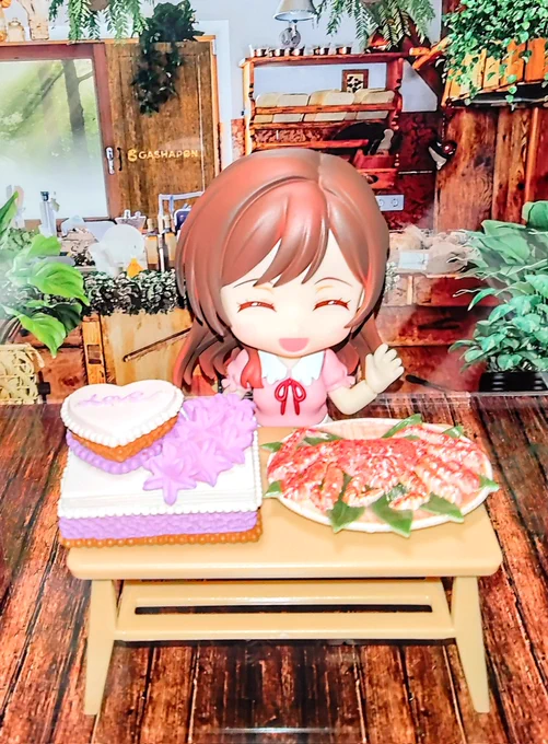 「千鶴姫ハッピーバースデー🦀🎂🎉」
ケーキとカニでお祝いです✨
7月からのアニメ4期楽しみに待ってま〜す🤗
#水原千鶴生誕祭2025 