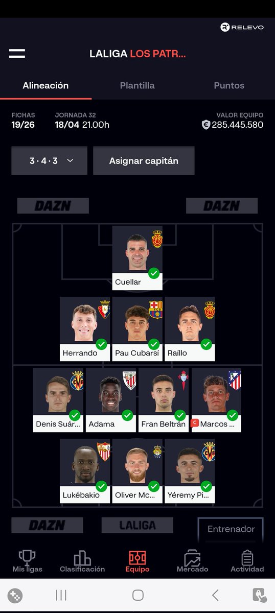 P4r_Ch3s's tweet photo. @FantasysmoBIW A quien asignarias de capitan? https://t.co/hP6QZEj3sJ