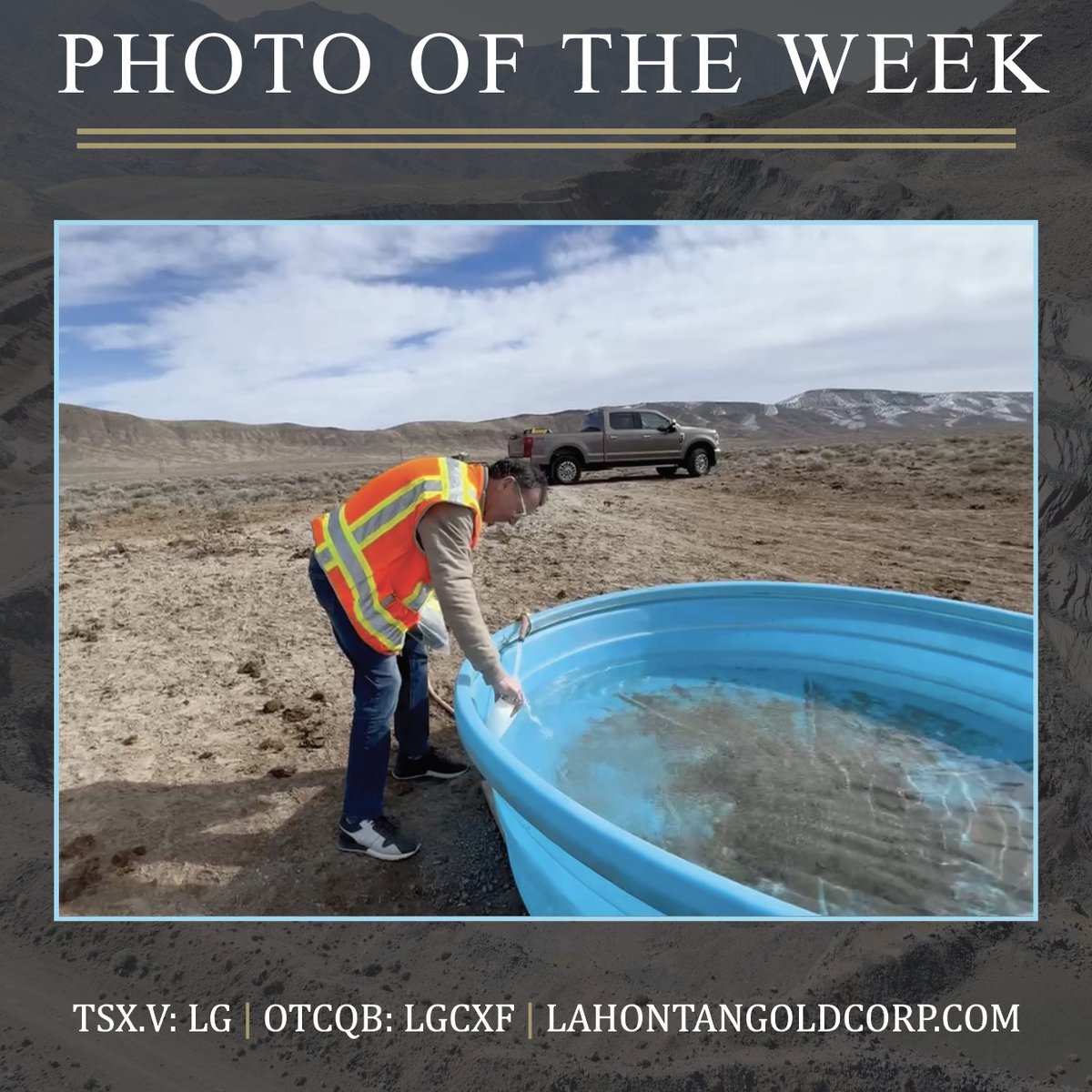 Brian Maher taking some water samples to monitor our wells. We test our well water twice a year and it has always been clean. Its important upkeep for Santa Fe.