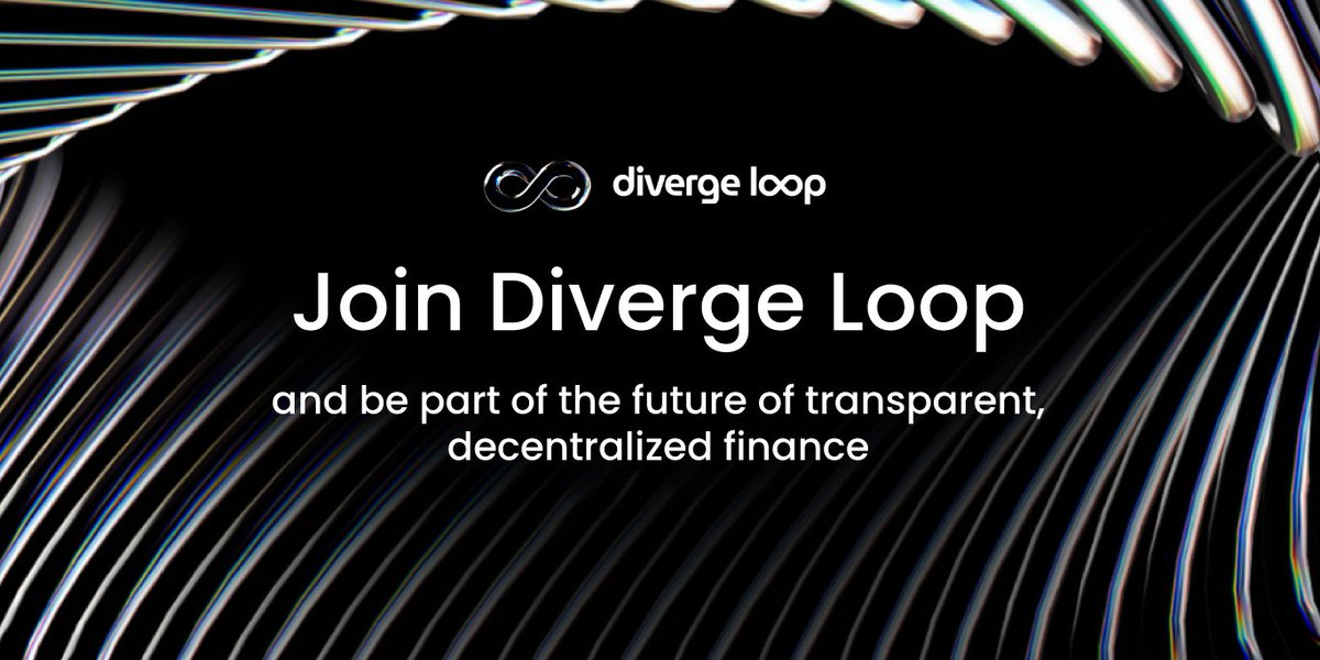 DivergeLoop's tweet photo. We're #DivergeLoop. Join @DivergeLoop and be part of the future of transparent, decentralized finance!
We’re building a community where everyone has a voice and the power to shape the #Web3 ecosystem.
Together, we’re unlocking endless possibilities! 🔓
#BuildWithDLC https://t.co/pcSzMB3Vko