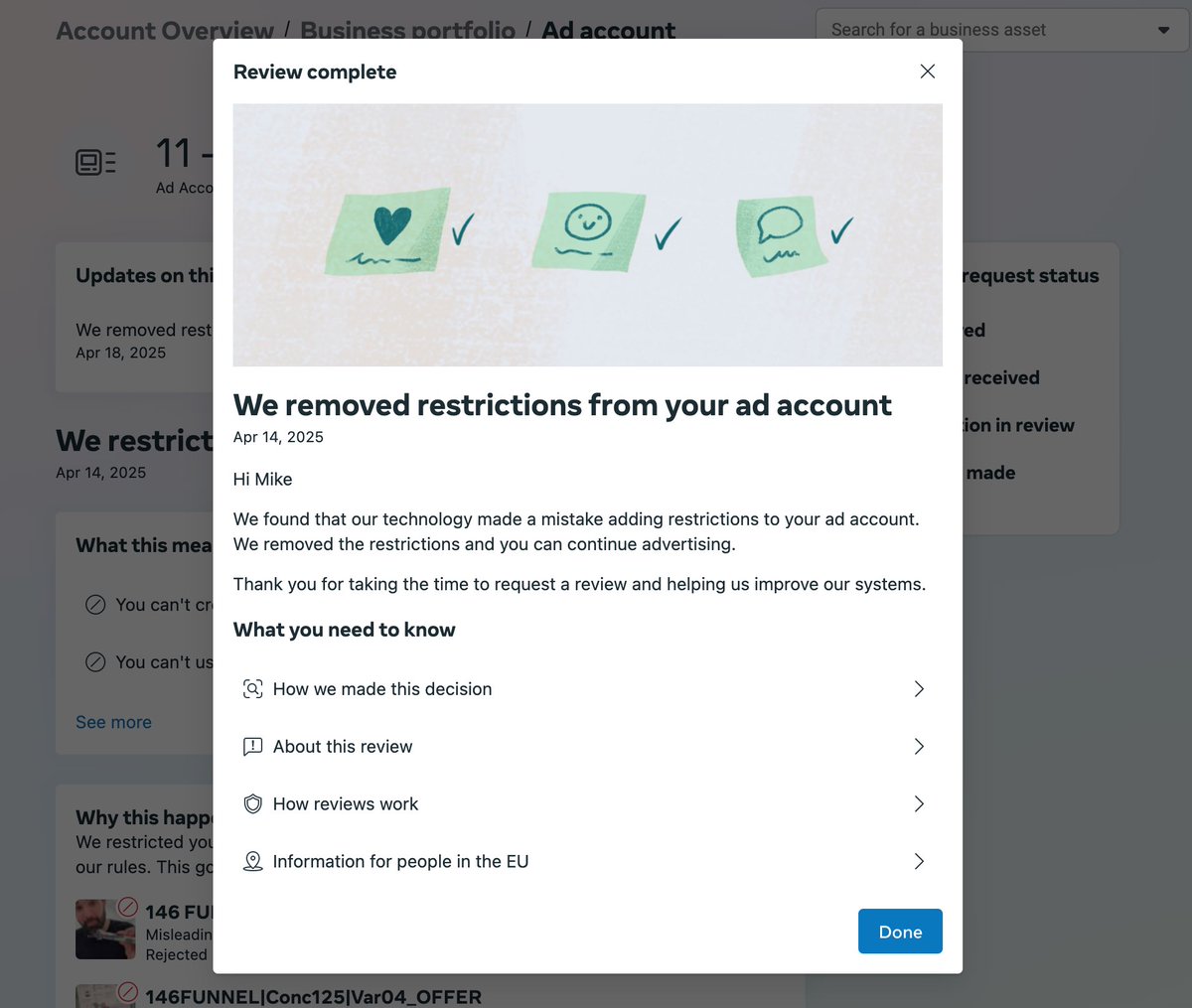 mikewools7's tweet image. One of the best notifications a meta media buyer can get! 🚀
