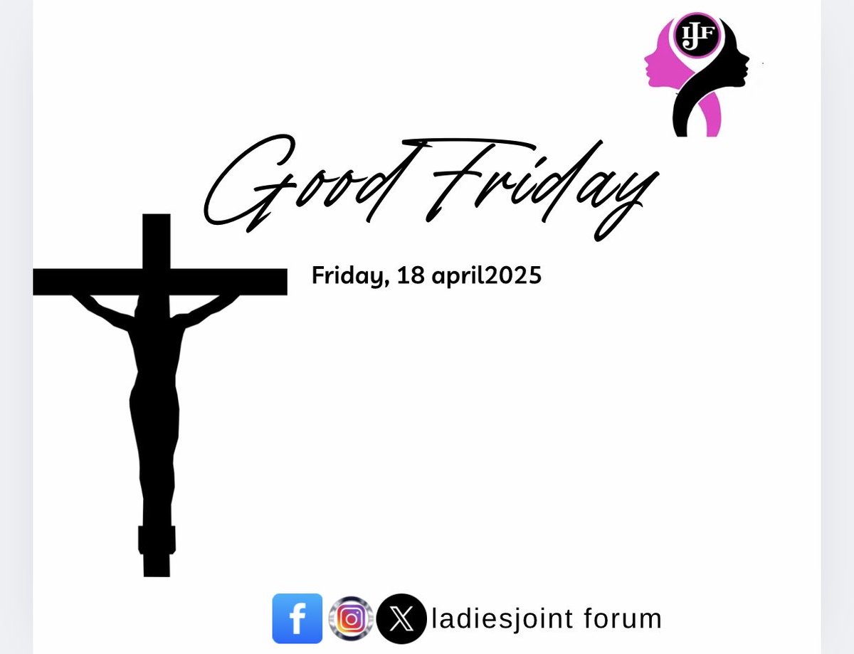Today we remember the ultimate act of love — when Jesus gave His life for us on the cross.
Good Friday is not just a story of sorrow, but a reminder of grace, sacrifice, and hope.
Because of the cross, we have life. Because of His wounds, we are healed.

#GoodFriday #Sacrifice#