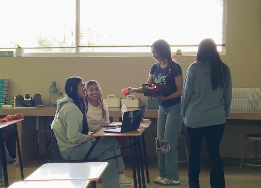 TISD_EduProgram's tweet photo. As a way to evoke childhood memories and create a moment of joy, our student teachers distributed Easter eggs to our high school students, faculty and staff. Thank you @AOlvera_TISD for supporting our activities. #TISDProud @edecena_TISD https://t.co/oA6c64cEik