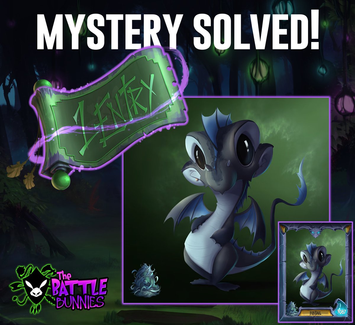 The hunt has begun!!

Join us over <a href="/battlebunniesTM/">The Battle Bunnies</a> discord and help us find the missing dragon.
Come have fun, put your brain to the test and solve the puzzles. 
#flufflefam #dragonmystery