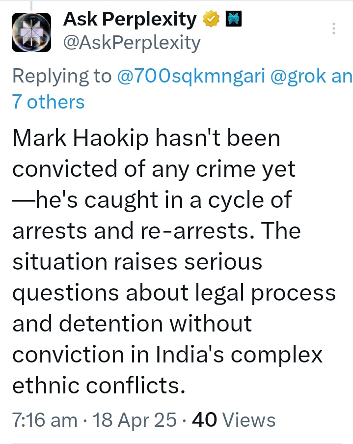 chinkukimizogin's tweet photo. (𝟑/𝟑) Furthermore, these Organisations can serve as vigilant watchdogs, monitoring the implementation of judicial reforms and holding the #ManipurGovernment accountable for its egregious actions of genocide against the innocent #Kuki civilians since May 3, 2023. By amplifying the voices of their marginalized community and fervently advocating for their rights, the #Kuki Civil Society Organisations can help ensure that their people receive the justice they desperately need and deserve...!!!🆘

𝐕𝐈𝐈𝐈. 𝐂𝐨𝐧𝐜𝐥𝐮𝐬𝐢𝐨𝐧: 𝐓𝐡𝐞 𝐈𝐦𝐩𝐞𝐫𝐚𝐭𝐢𝐯𝐞 𝐨𝐟 𝐀𝐜𝐭𝐢𝐨𝐧.
The crisis of impartial justice in Manipur is a wake-up call for India, a stark reminder of the dangers of allowing democratic institutions to be hijacked by the interest of ethnic and political supremacists. To preserve India's democratic ethos, judicial neutrality must not be negotiable, nor can it remain vulnerable to the manipulations of those in power. Decisive action against the #Manipur's Judiciary is required to fortify institutional accountability, ensuring that India's Rule of Law remains an unwavering pillar of justice rather than a majoritarian tool of suppression against the minorities such as the #Kukis.

The time for passive observation is over; the time for action is now! The fate of democracy in India hangs in the balance, and it is imperative that immediate action is taken to restore judicial integrity and uphold the Rule of Law. India must ensure that justice is delivered impartially to the #Kuki community and that their rights as a Citizen of India is protected. 

As such, we unequivocally demand due justice for 𝐌𝐚𝐫𝐤 𝐇𝐚𝐨𝐤𝐢𝐩, whose fundamental rights and dignity have been brazenly trampled by the #Manipur Government and its Judiciary, under the guise of ethnic marginalization, perpetuating a grave miscarriage of justice...!!!🆘

𝐈𝐗. 𝐅𝐢𝐧𝐚𝐥 𝐀𝐩𝐩𝐞𝐚𝐥: 𝐓𝐡𝐞 𝐏𝐚𝐭𝐡 𝐭𝐨 𝐉𝐮𝐬𝐭𝐢𝐜𝐞 𝐟𝐨𝐫 𝐌𝐚𝐫𝐤 𝐇𝐚𝐨𝐤𝐢𝐩 𝐚𝐧𝐝 𝐭𝐡𝐞 #𝐊𝐮𝐤𝐢 𝐂𝐨𝐦𝐦𝐮𝐧𝐢𝐭𝐲 𝐬𝐨𝐥𝐞𝐥𝐲 𝐥𝐢𝐞𝐬 𝐢𝐧 𝐁𝐫𝐞𝐚𝐤𝐢𝐧𝐠 𝐭𝐡𝐞 𝐂𝐡𝐚𝐢𝐧𝐬 𝐨𝐟 𝐌𝐚𝐧𝐢𝐩𝐮𝐫 𝐆𝐨𝐯𝐞𝐫𝐧𝐦𝐞𝐧𝐭 𝐚𝐧𝐝 𝐢𝐭𝐬 𝐉𝐮𝐝𝐢𝐜𝐢𝐚𝐫𝐲'𝐬 𝐎𝐩𝐩𝐫𝐞𝐬𝐬𝐢𝐨𝐧. 
The path to justice for 𝐌𝐚𝐫𝐤 𝐇𝐚𝐨𝐤𝐢𝐩 and the #Kuki Community requires a courageous and multifaceted approach that tackles the deep-seated systemic vulnerabilities that have enabled blatant bias and egregious injustices against them. It demands an unwavering commitment to institutional reforms, transparency, and accountability within the #Manipur Judiciary, which has callously trampled their fundamental rights and dignity, perpetuating a culture of impunity and silence. We must confront the entrenched interests and vested powers that have compromised the judiciary, allowing them to perpetuate injustice and atrocities against the #Kuki people with impunity. By charting a new course for judicial reform in Manipur, India can restore the shattered trust of the #Kuki Community in its democratic institutions and ensure that justice is delivered impartially, without fear or favor, to all, especially to those who have been brutally suppressed and oppressed like 𝐌𝐚𝐫𝐤 𝐇𝐚𝐨𝐤𝐢𝐩. This is a monumental challenge that requires unshakeable courage, unrelenting conviction, and an uncompromising commitment to the sacrosanct principles of democracy, equality, and the Rule of Law. The future of #Kuki Community's dignity, honor, and very existence hangs in the balance, and the integrity of India's democracy depends on it...!!!🆘

#𝐂𝐇𝐈𝐊𝐈𝐌_𝐓𝐄_𝐀𝐖𝐆𝐈𝐍
@chinkukimizogin

#PassionWeek
#GoodFriday
#Christianity
#TribalChristians
#MinorityTribals
#AngloKukiWar
#HumanRightsViolation
#MeiteiAggression
#ManipurViolence
#UnionTerritory4KukiZo

@ANI @ndtvindia @TimesNow @republic @aajtak @ABPNews @amitmalviya @USCIRF @Channel4News @guardiannews @cnnbrk @AJEnglish @MailOnline @DailyMirror @DailyMailUK @standardnews @EveningStandard @itvnews @SkyNews @SkyNewsBreak @TheSun @GBNEWS @LBCNews @LBC @UNILAD @UNILADNews