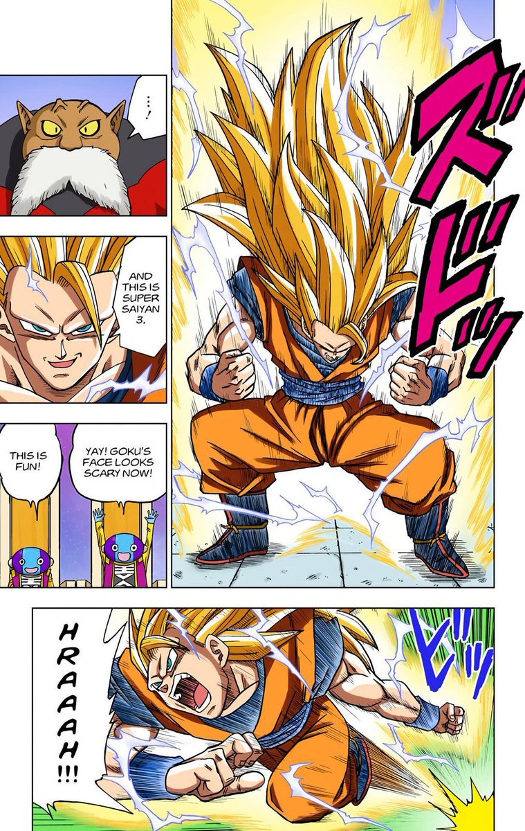 Goku Unleashes The Power Of Super Saiyan 3 For The Very First Time