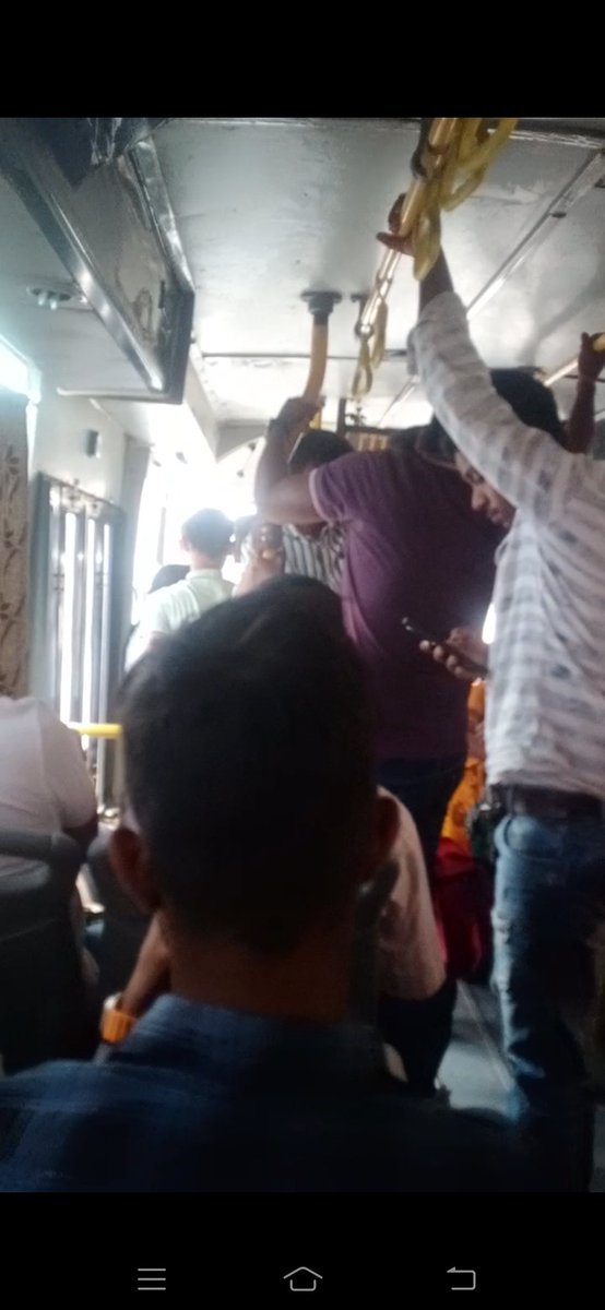 sseqbal's tweet photo. Overcrowding in Biharsharif- Patna BSRTC CNG AC bus. People are herded inside the bus ignoring convenience and safety of passengers.@SanjayAgarw_IAS @JduSheela @BiharTransport @MORTHRoadSafety https://t.co/GTZuTAHYBR