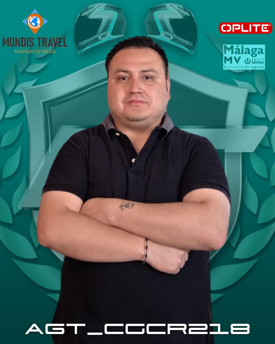 Damos la bienvenida a AGT_Cgcr218, nuevo piloto del equipo. Desde México se une a la parrilla con ganas de aprender, competir y disfrutar del simracing.
¡Mucha suerte en esta nueva etapa! 🇪🇦🤝🇲🇽 💪💪💪
#MundisTravel, #MalagaMv