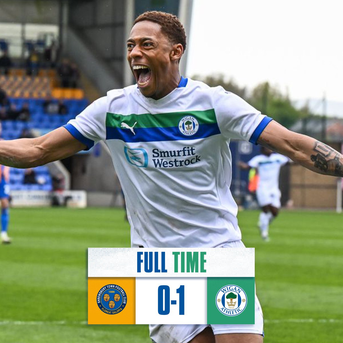 A very Good Friday in Shropshire! 🤩

#wafc ⚪️🟢🔵