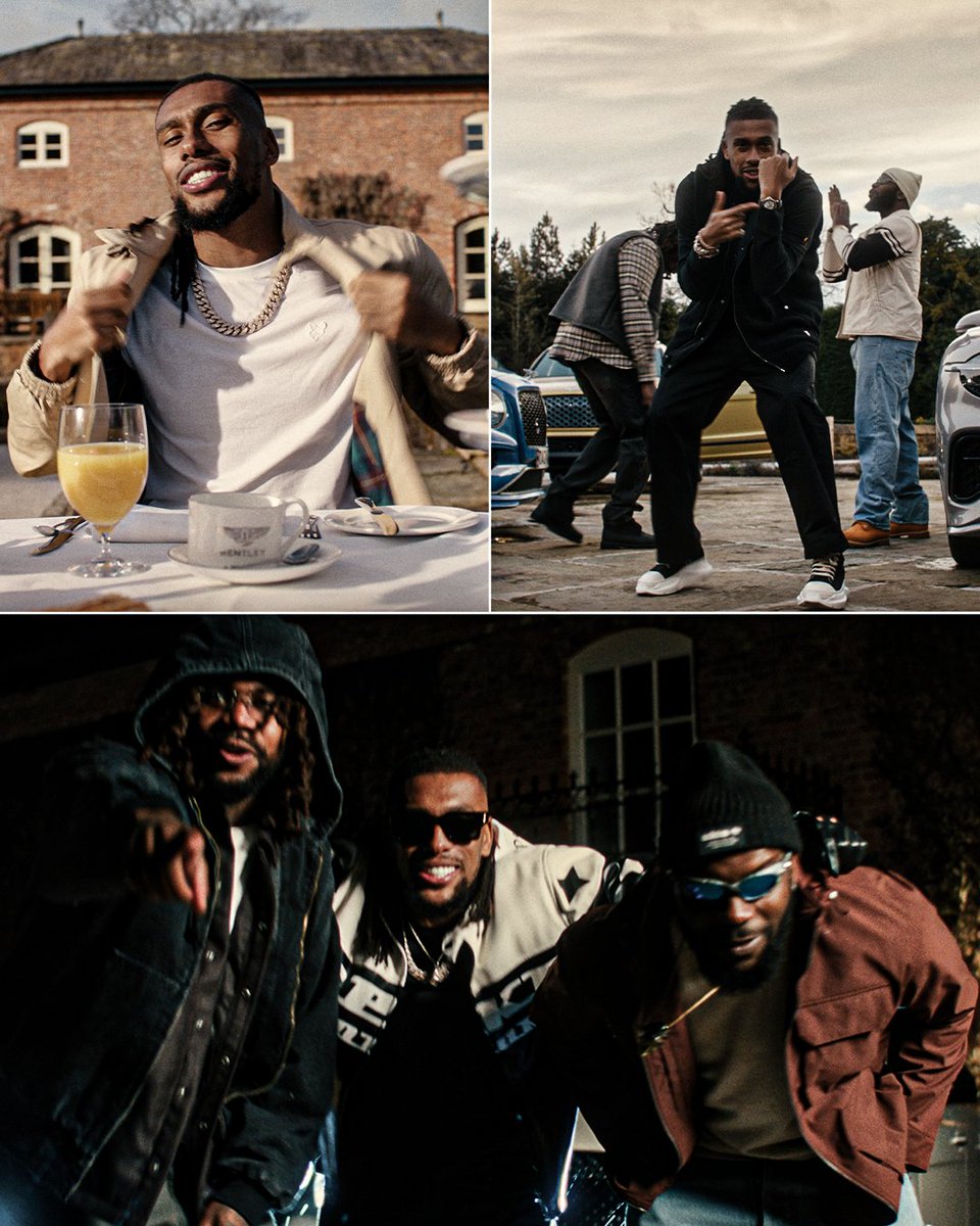 Alex Iwobi stars in the music video for his new single ‘HOP OUT’ featuring British rapper Ramz and Nigerian sensation ODUMODUBLVCK 📸🔥