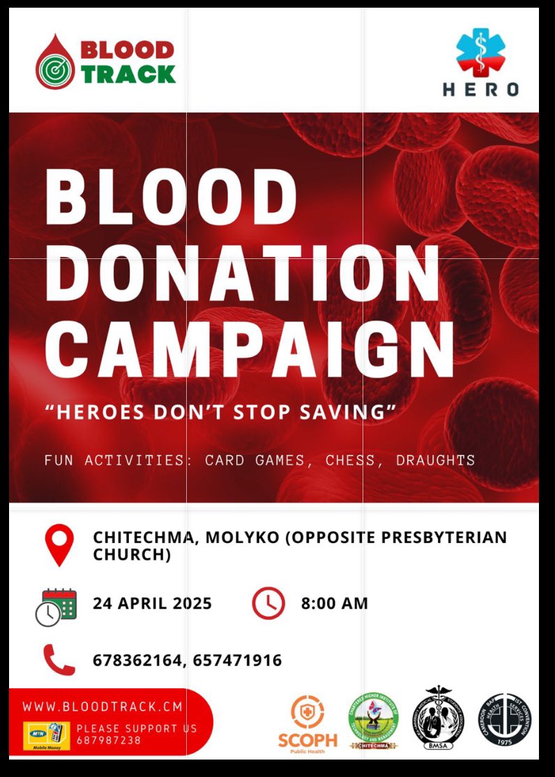 Give blood. Save lives.
Your 15 minutes can mean a lifetime for someone else

#BloodDrive #DonateBlood #BeAHero