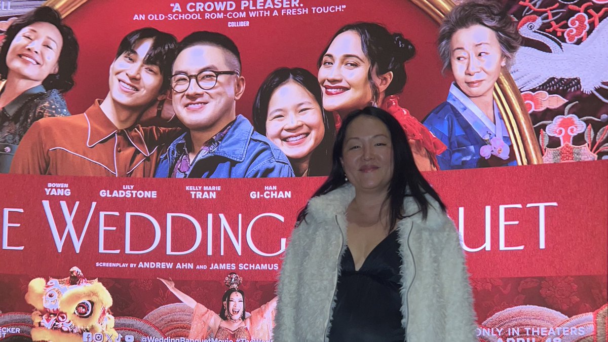 #TheWeddingBanquet is out today! I got to attend the premiere and congratulate <a href="/AndrewAhnFilms/">Andrew Ahn</a> on a fun and meaningful remake of the Ang Lee classic.