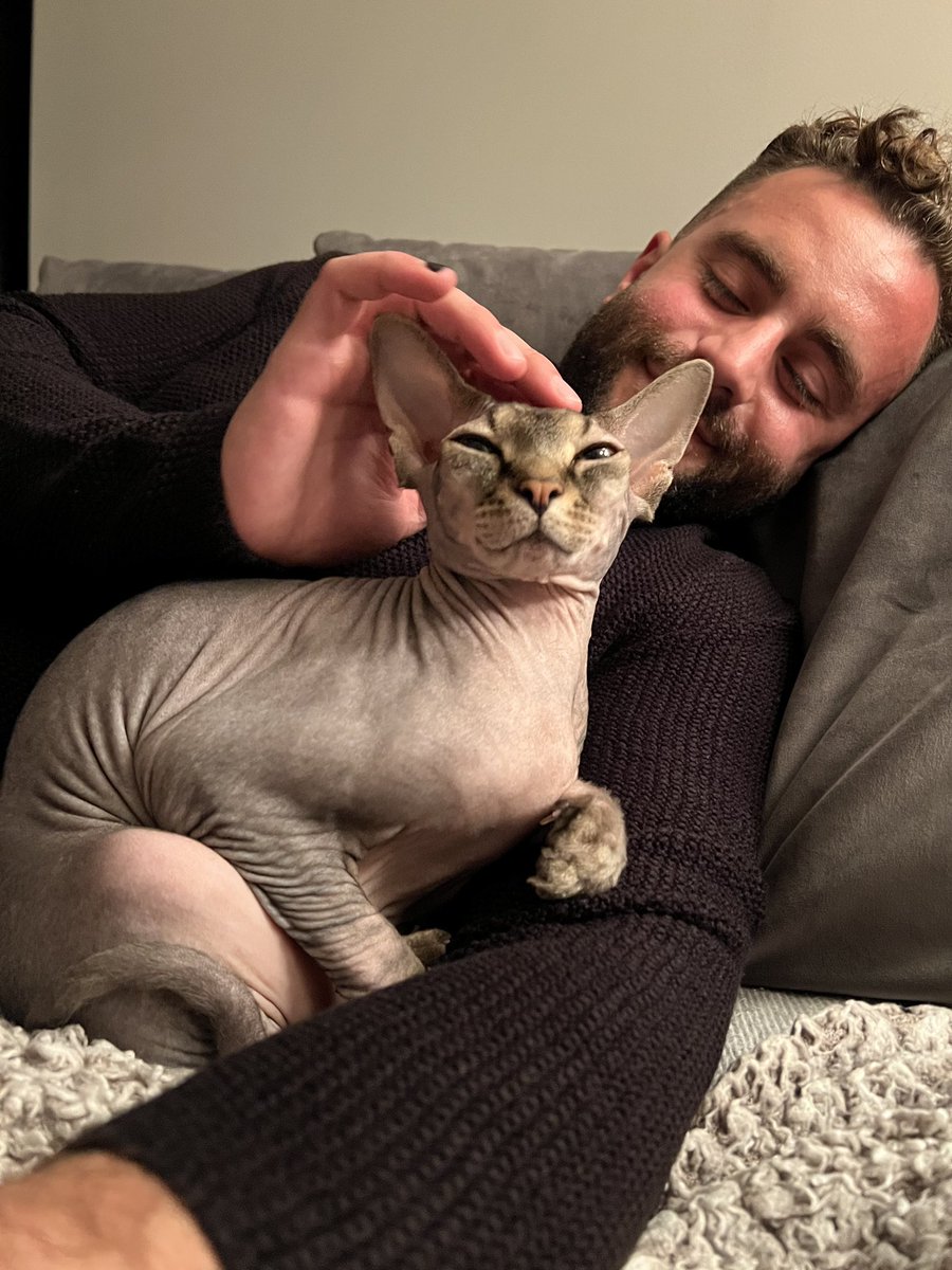 gm from me &amp; lil chad