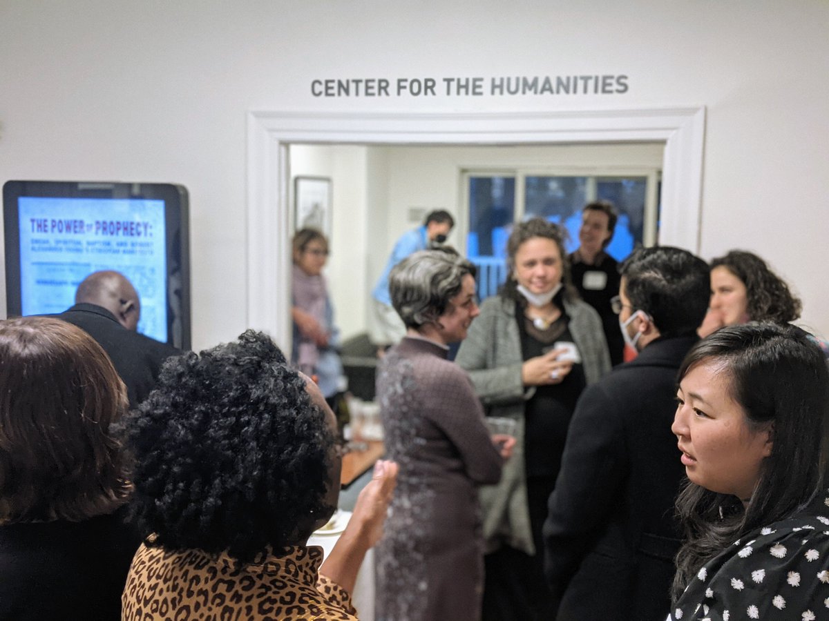 Next Wednesday (4/23), join us for the final Open House for the year. Help us celebrate all fellows, faculty speakers, and special guests who have shared their scholarship with us this year. Hope you can attend!