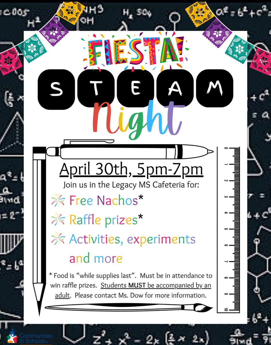 Legacy Middle School (@legacyecisd) on Twitter photo Mark your calendars for a fun night of games, food and prizes! STEM Night, April 30th from 5-7 pm at Legacy MS! <a href="/ECISDtweets/">East Central ISD</a> <a href="/larson_lms/">MrLarsonLMS</a> <a href="/CISSanAntonio/">Communities in Schools of San Antonio</a> Mark your calendars for a fun night of games, food and prizes! STEM Night, April 30th from 5-7 pm at Legacy MS! <a href="/ECISDtweets/">East Central ISD</a> <a href="/larson_lms/">MrLarsonLMS</a> <a href="/CISSanAntonio/">Communities in Schools of San Antonio</a>