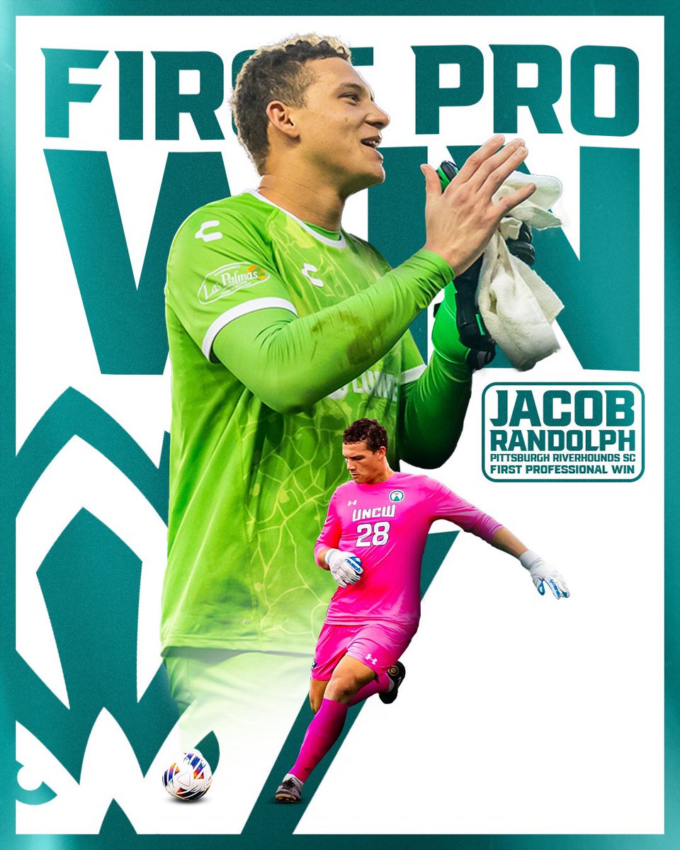 𝐅𝐈𝐑𝐒𝐓 𝐏𝐑𝐎 𝐖𝐈𝐍 😤

Shoutout to Jacob Randolph on earning the first win of his professional career earlier this week! 👊

📸 | Saif Greco/Pittsburgh Riverhounds SC
