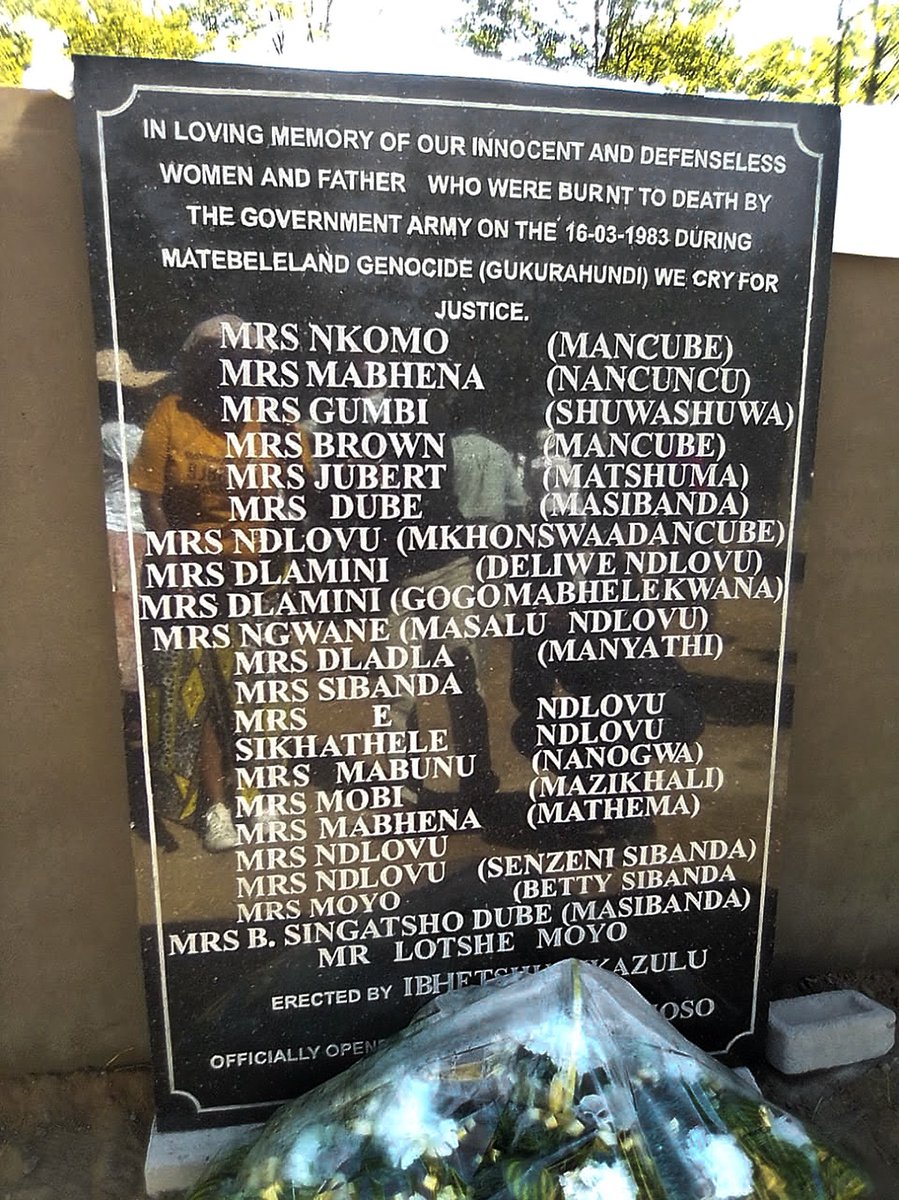 When Shona people are celebrating independence today in Matebeland we are remembering our own relatives that where killed merciless by the Shona brigade