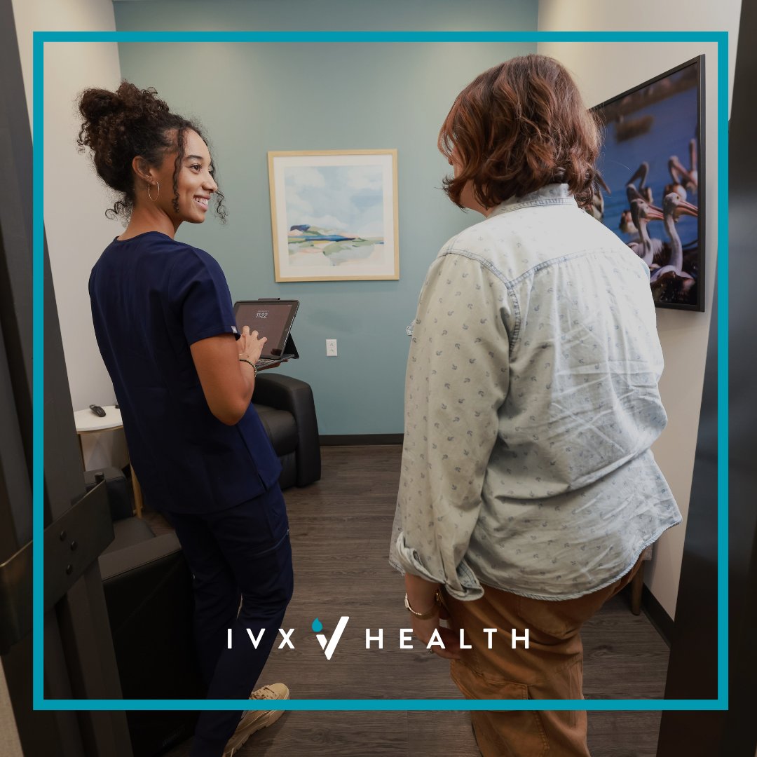 IVXHealth's tweet photo. All IVX Health centers are intentionally designed with the patient in mind. Upon arrival, patients are immediately escorted to their private suite, bypassing a traditional waiting room setting for a streamlined and personalized care experience.

#ivxhealth #infusioncenter https://t.co/o0jOSQu2WE