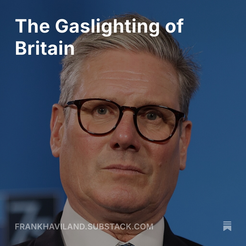 Frankhaviland's tweet photo. 'In Britain, the reality of crime is routinely whitewashed for political expedience. Whatever the offence, the authorities have got 'whitey' primed and ready to serve as the bogeyman.' #Gaslighting #Antiwhite #Adolescence #TheFrankReport https://t.co/yu0yjJfi2k