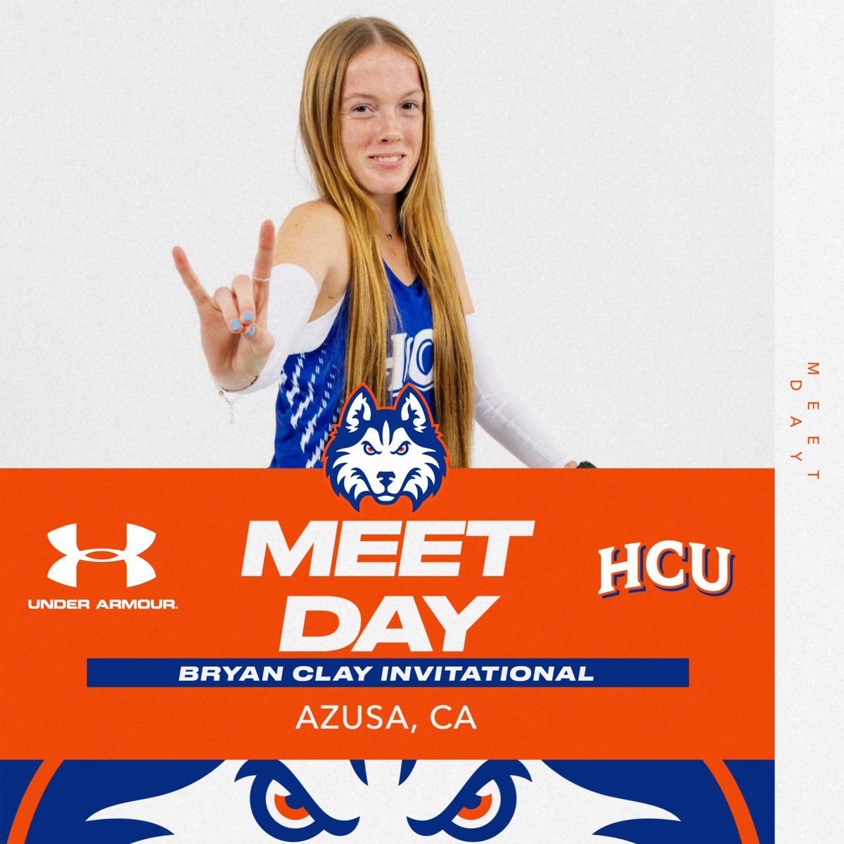It's Meet Day! <a href="/huskytrackxc/">HCU Track & Field / Cross Country</a> is set for day 2 at the Bryan Clay Invitational in Azusa, CA!

📊 bit.ly/42lpGxB

#DawgsUp